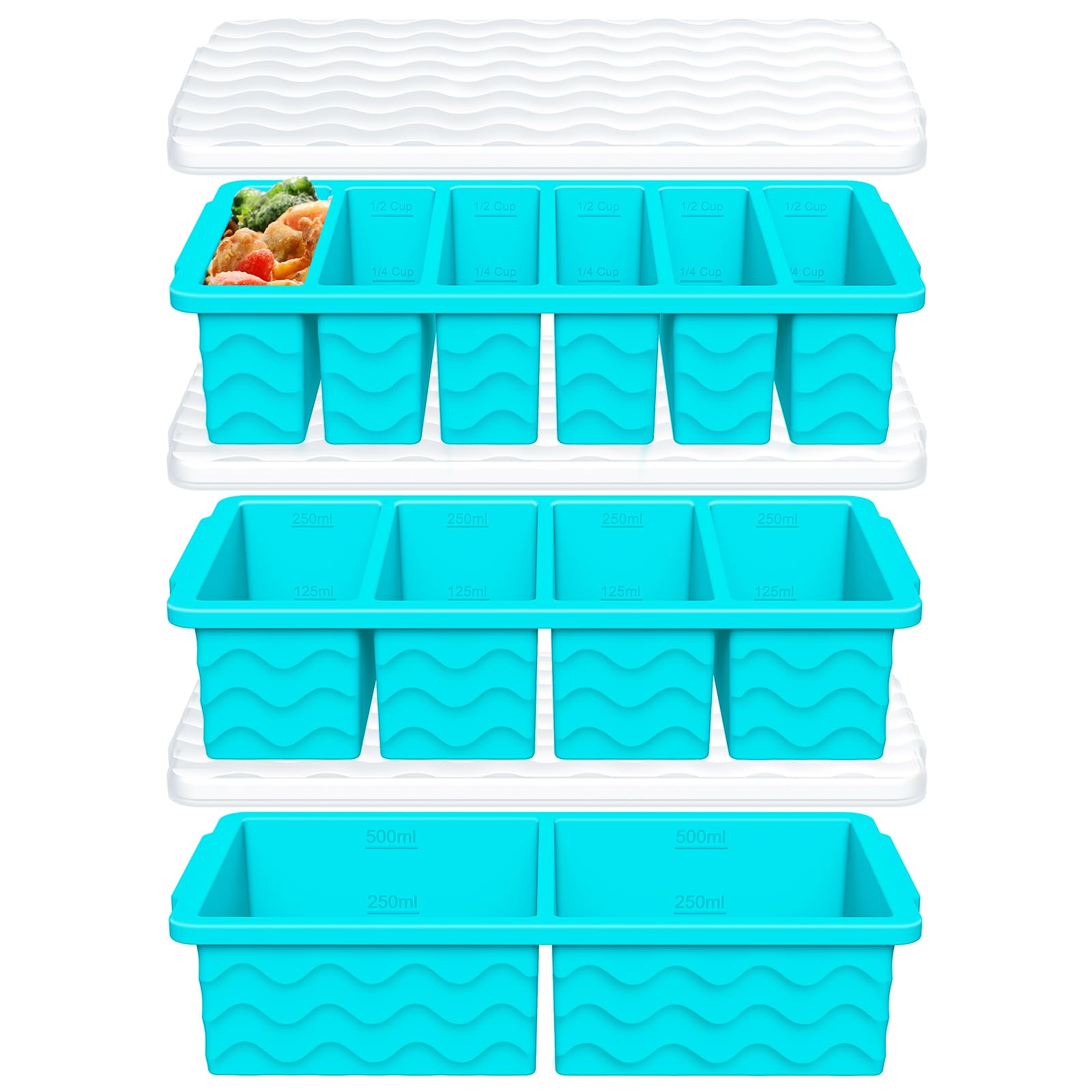 Doasuwish dishwasher-safe silicone tray cleans easily after kitchen use