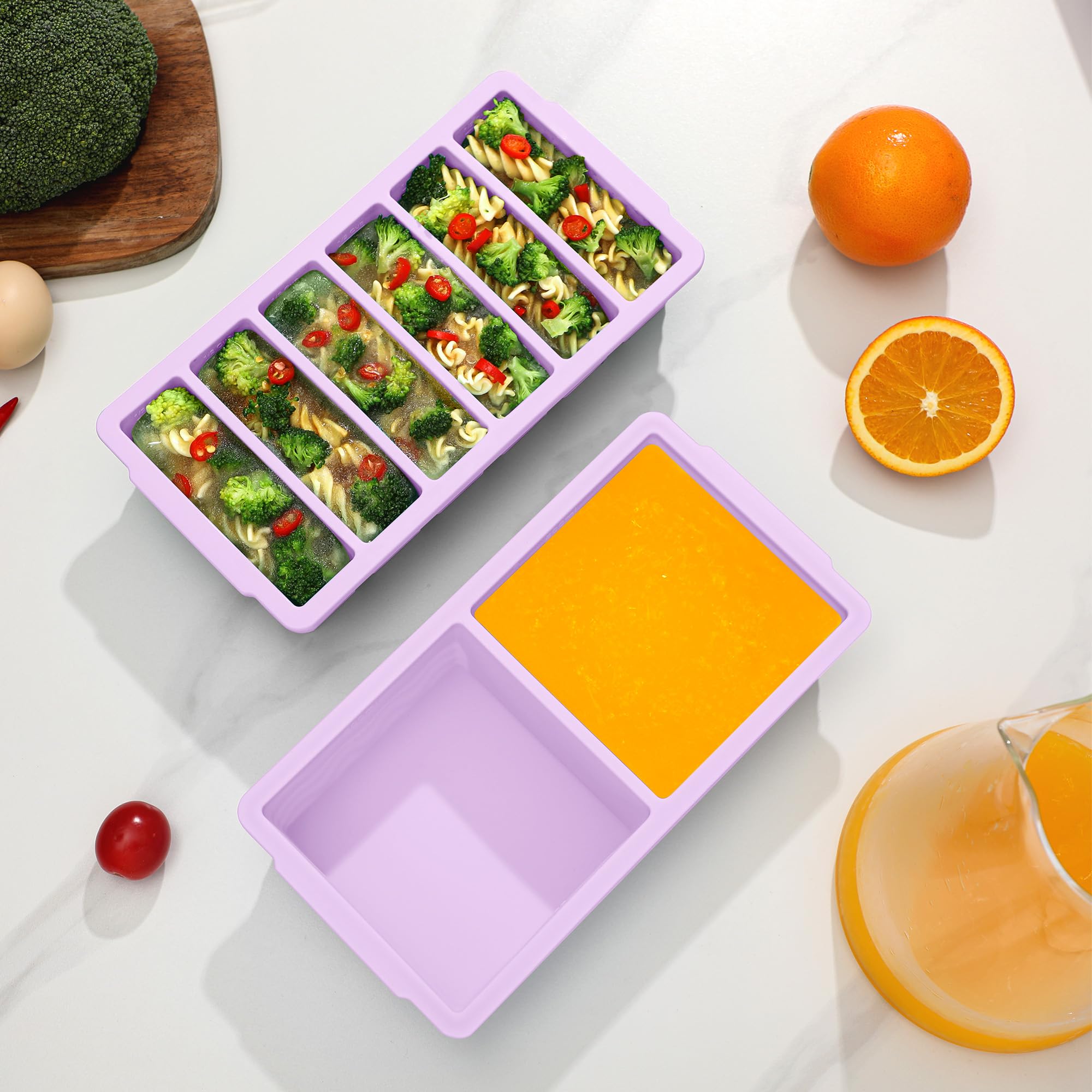 Freezing soups and stews with Doasuwish trays