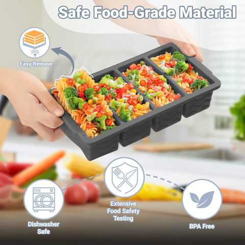 Doasuwish tray with stainless steel rim maintains shape when loaded.