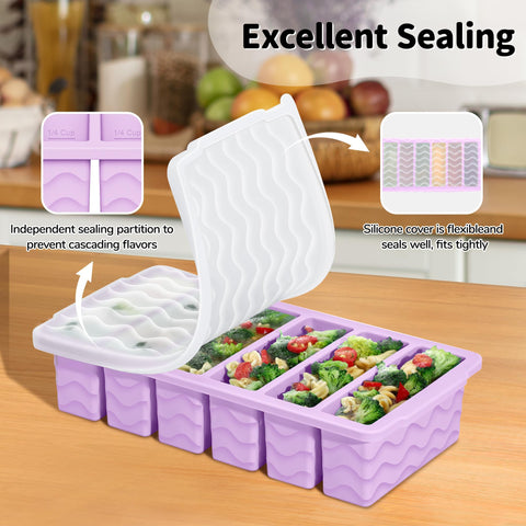 Leak-proof compartments prevent cross-flavor and leaks