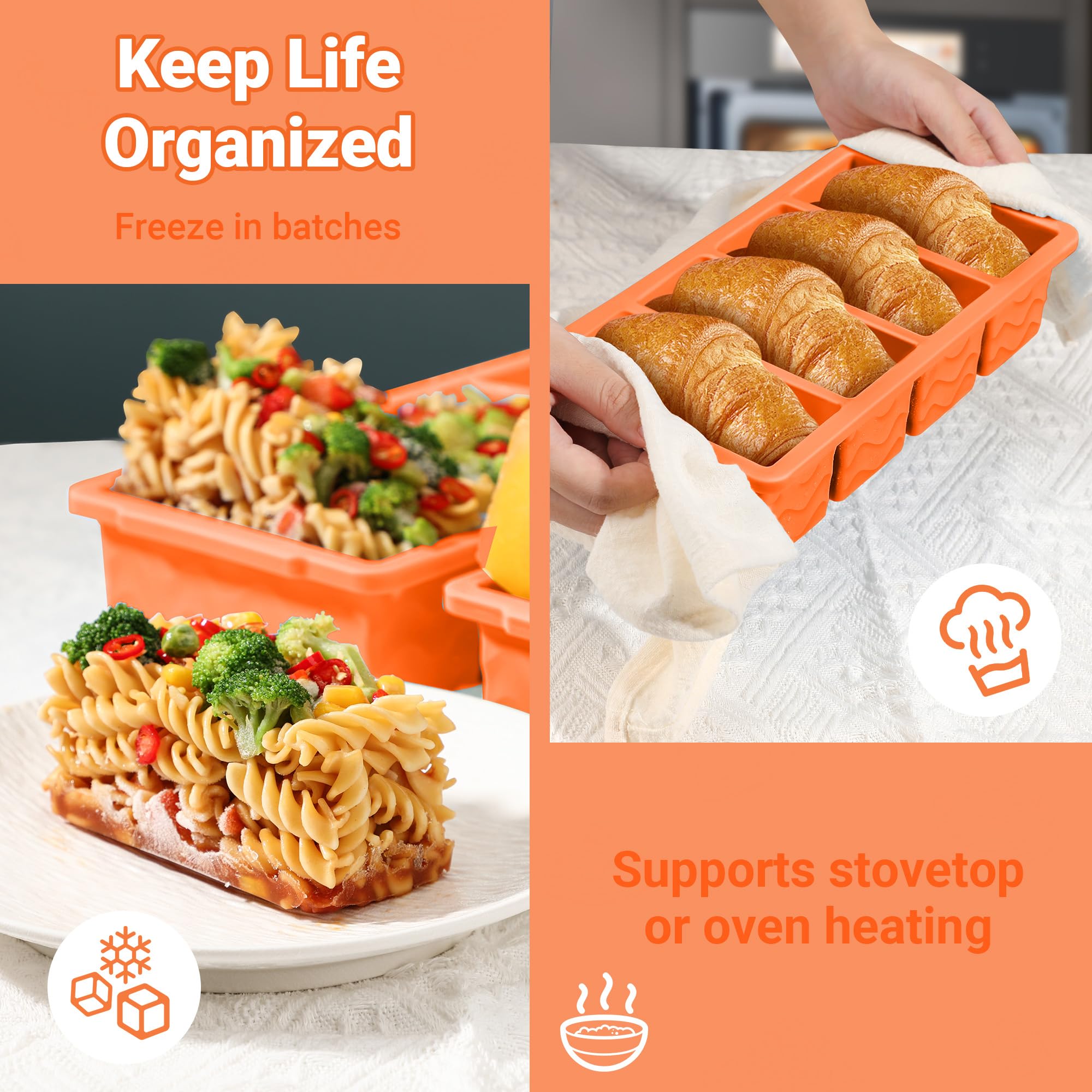 Doasuwish multiuse freezer tray ideal for soups, sauces, and smoothies.