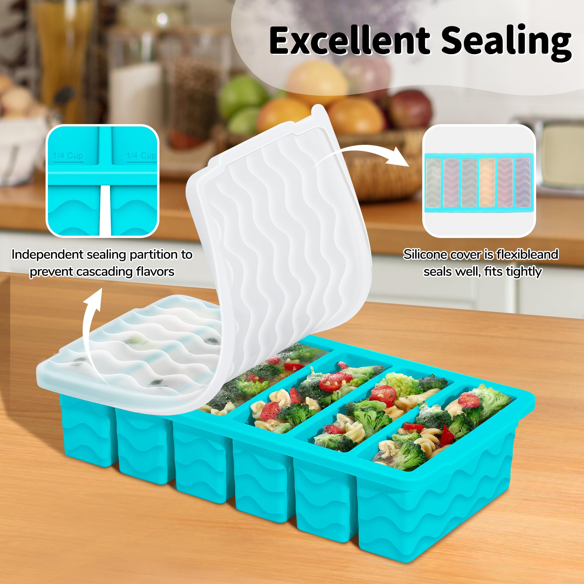 Doasuwish small trays with lid ensure secure odor control
