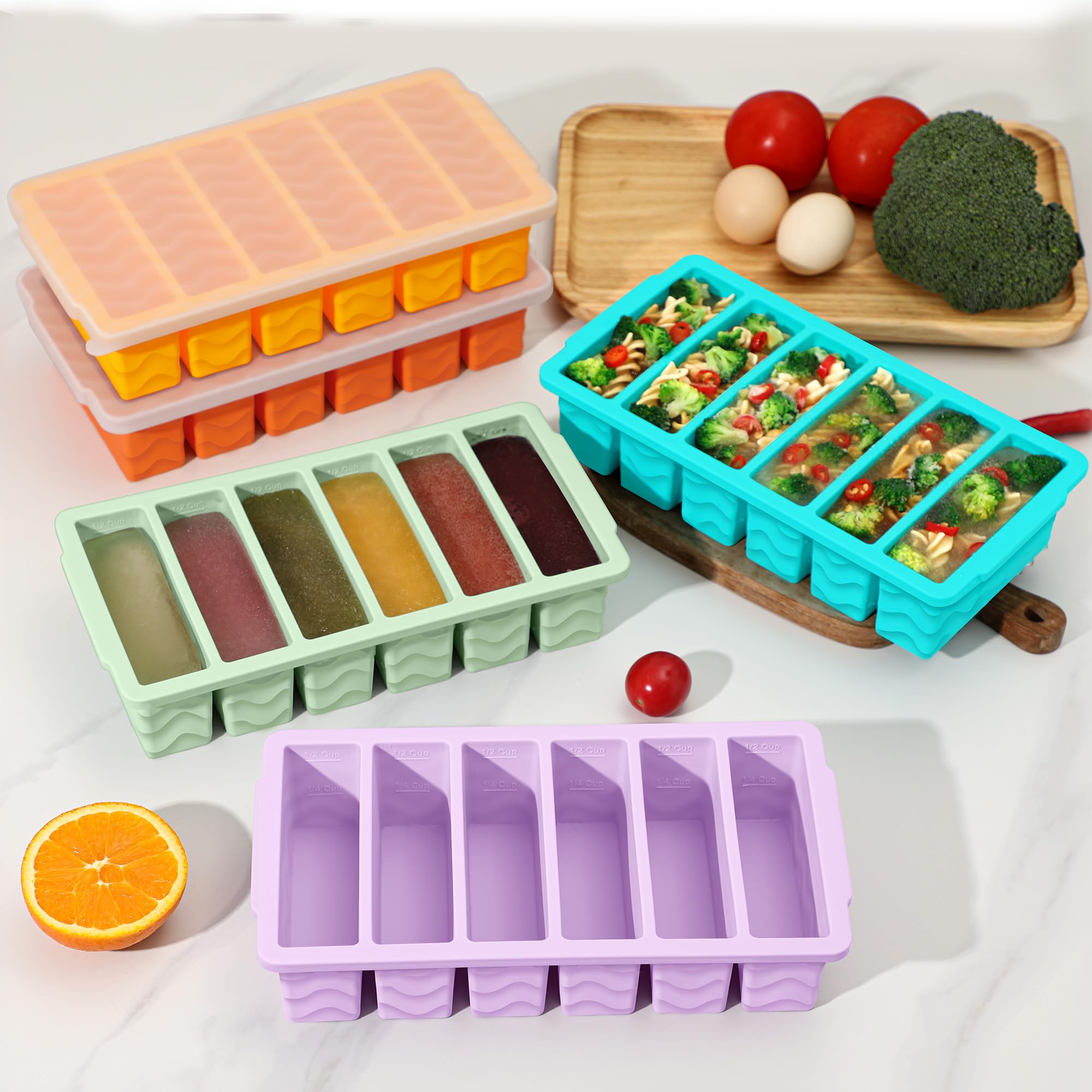 Doasuwish trays freeze soups and stews with ease