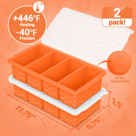 Doasuwish stainless steel rim tray demonstrates sturdy frame for durable freezing.