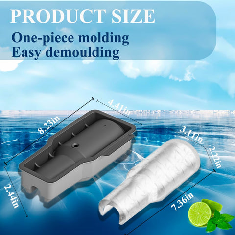 DoawBang ice cubes release easily for quick filling of 30-40 oz Stanley cups.