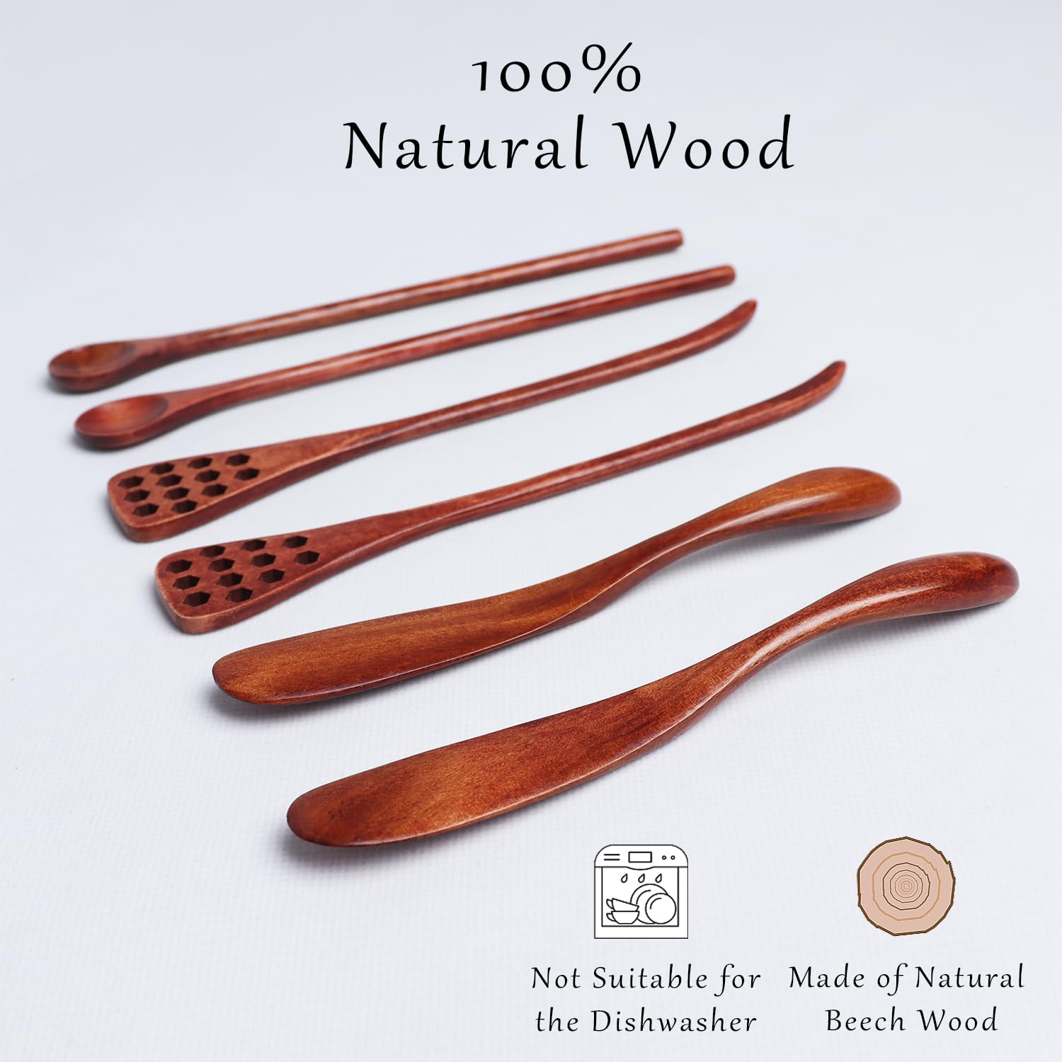 DOBROGOST wooden-spoon-small versatile for jam stirring