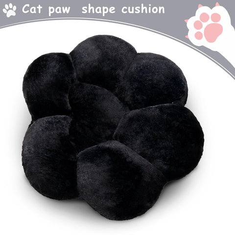 DOBUONO cat paw cushion used as floor mat adds cute decor.