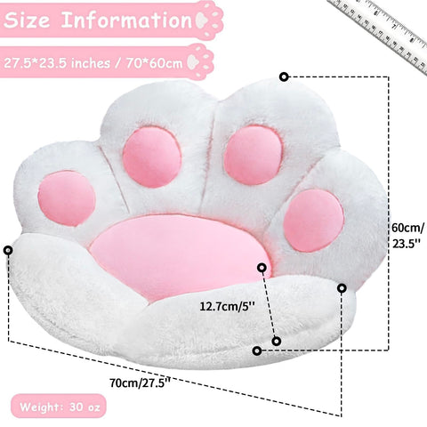 DOBUONO paw cushion for sofa or dorm chair creates cozy lounging