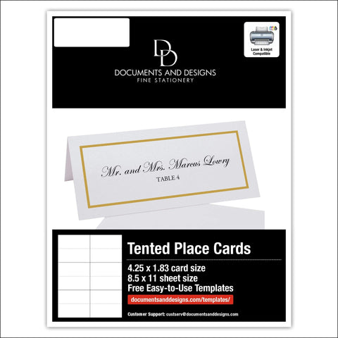 Set includes 60 cards on 10 sheets for events.