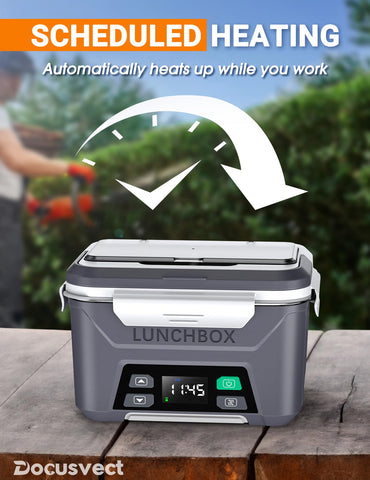 Docusvect lunch box in cordless use without outlet nearby