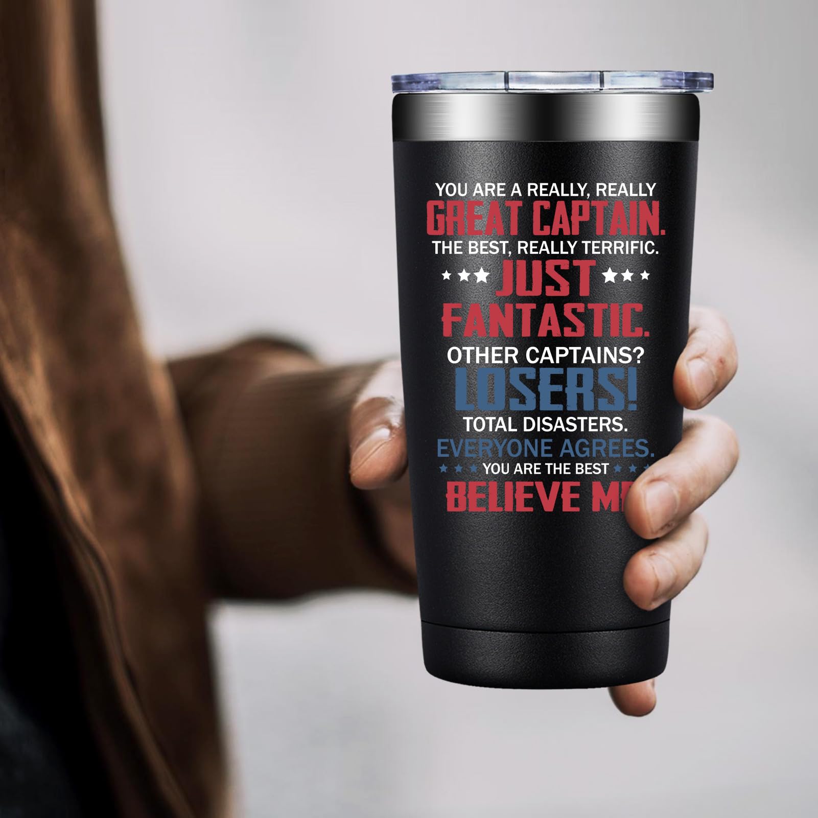 DOEARTE 20oz tumbler matte finish emphasizes premium quality and grip comfort