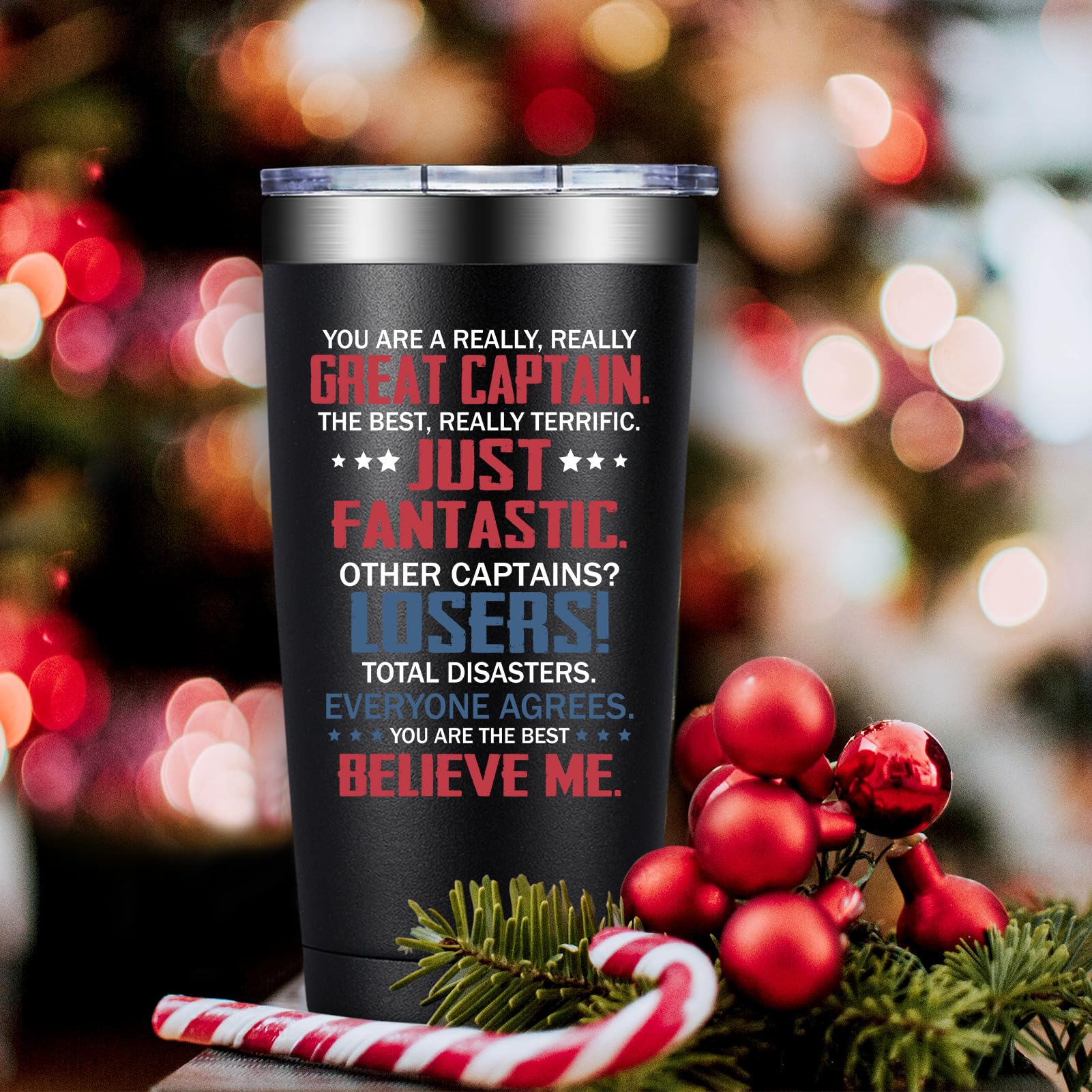 DOEARTE 20oz tumbler outdoor-use scene demonstrates durability on deck