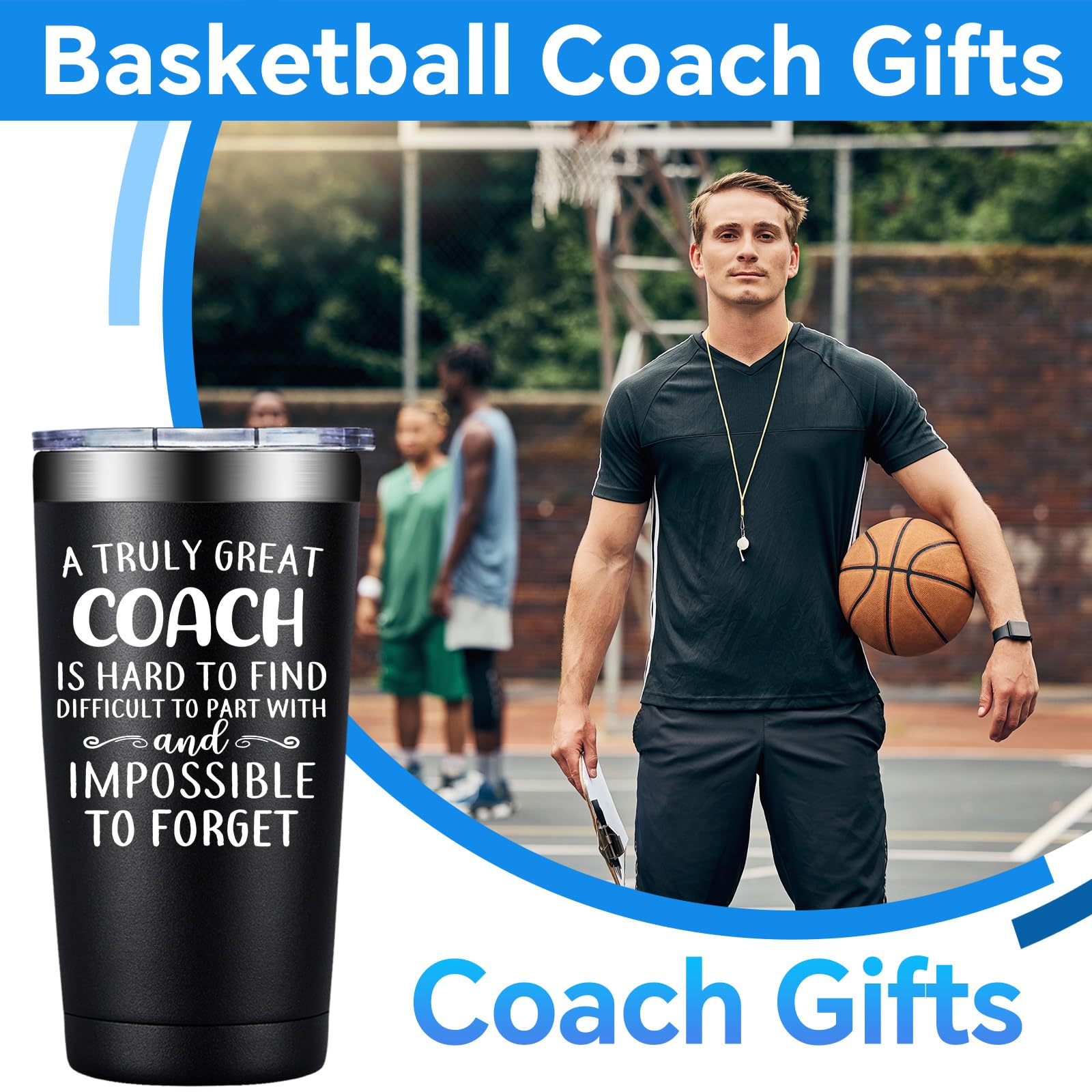 DOEARTE 20oz tumbler for soccer maintains temperature during practices.