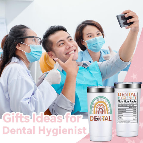 DOEARTE dental hygienist tumbler with gift-ready packaging for appreciation week.