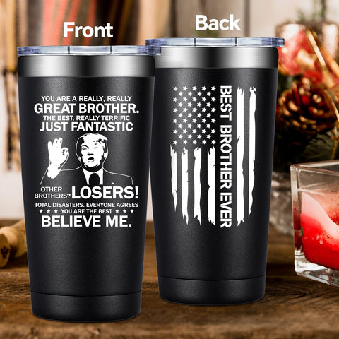 DOEARTE double-wall vacuum insulated tumbler keeps drinks hot or cold for longer.