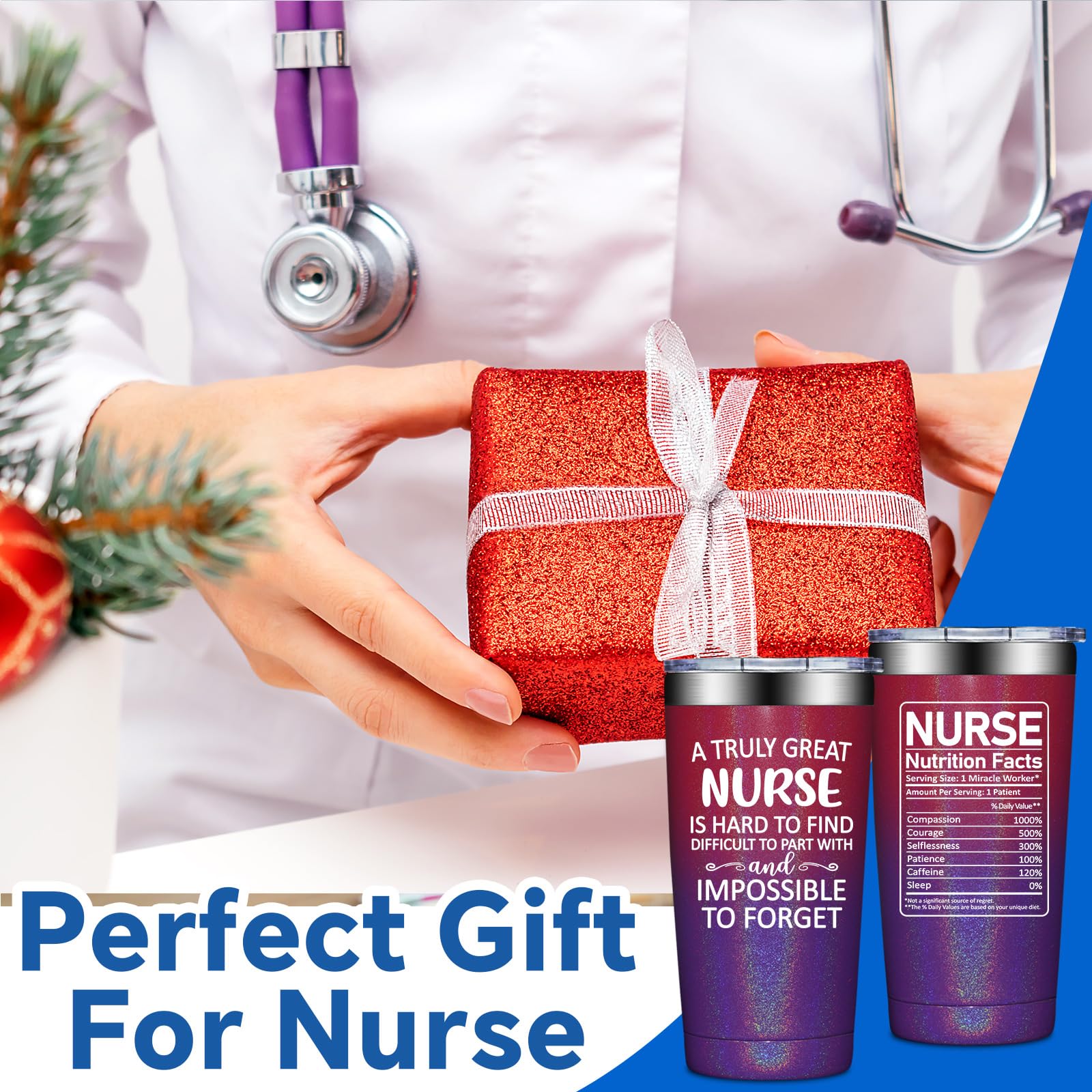 DOEARTE front quote nurse design, ideal as a thoughtful colleague gift