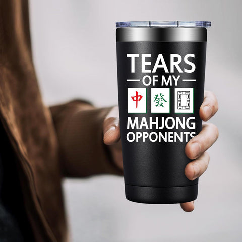 DOEARTE Mahjong tumbler gift-ready box emphasizes a thoughtful present