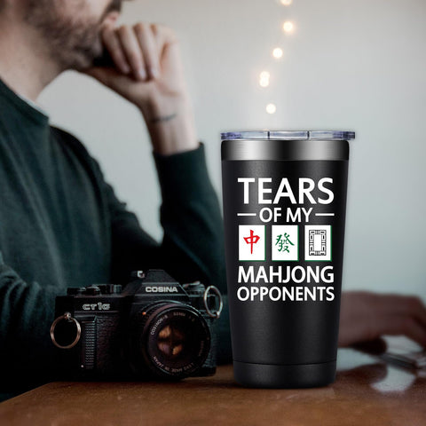 DOEARTE Mahjong tumbler for cocktails tea or water in daily moments