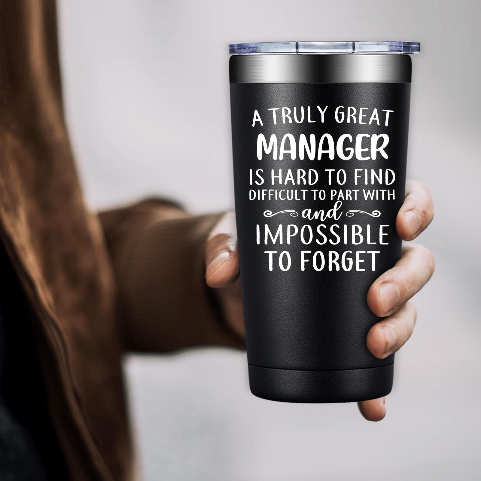 DOEARTE 20oz tumbler BPA-free material for daily use