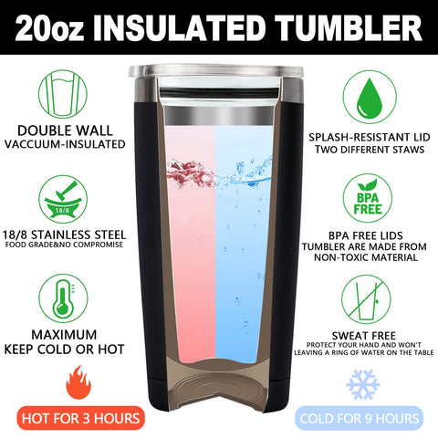 DOEARTE 20oz tumbler gift-ready packaging and presentation