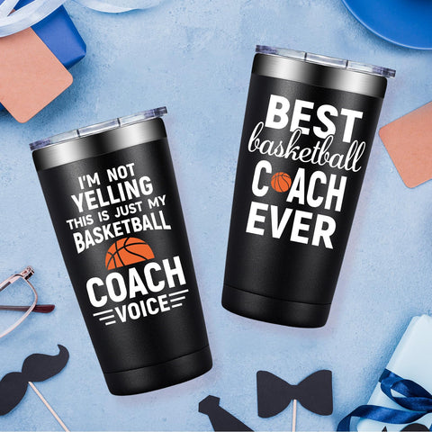 DOEARTE 18/8 stainless steel coach tumbler durable for daily practice and games.