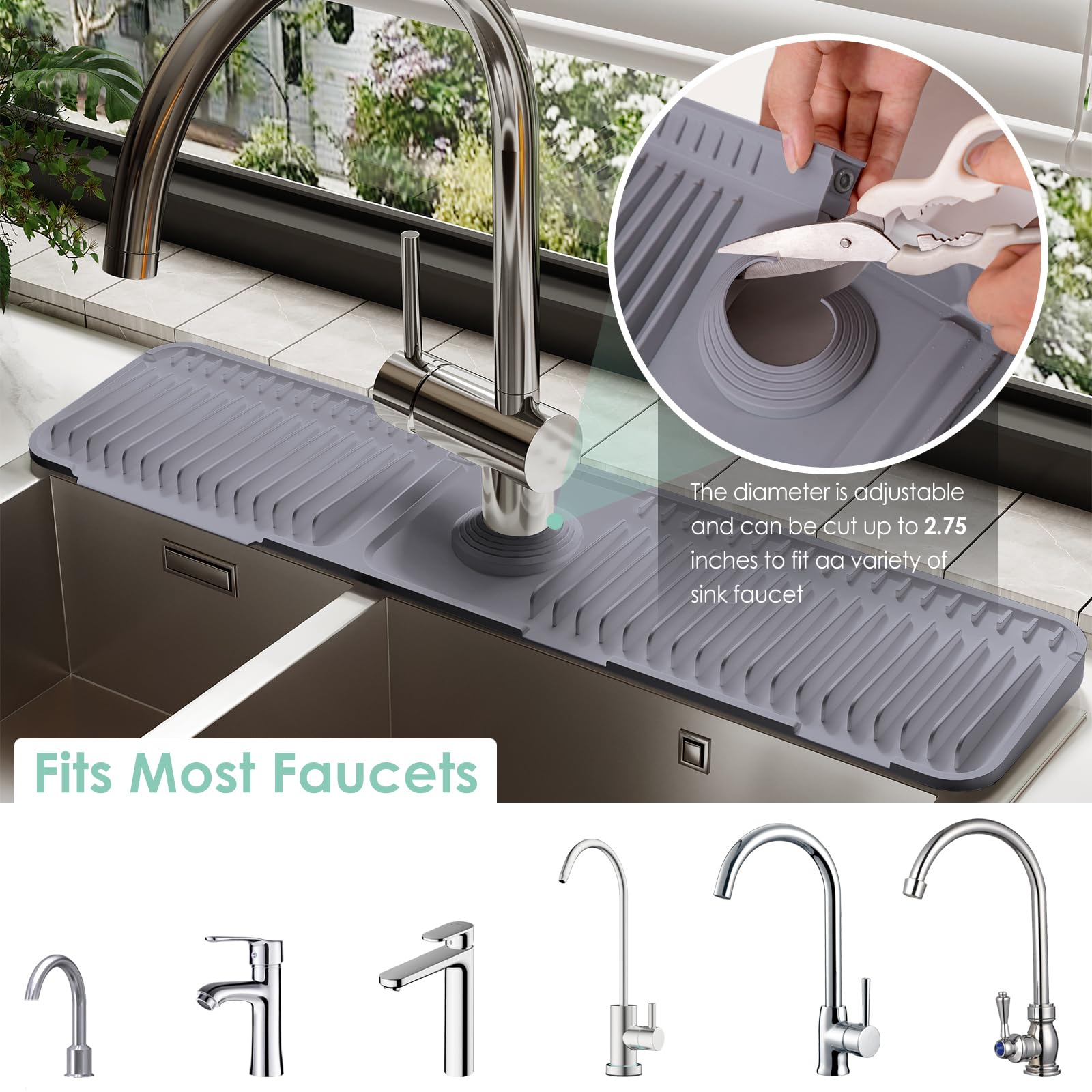 Doeklpo mat made of 100 percent silicone, heat-resistant and durable