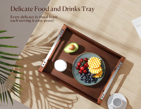 Dofira gift-ready acacia tray packaged in a premium box