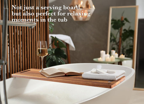 Dofira charcuterie board easy care maintenance with damp cloth