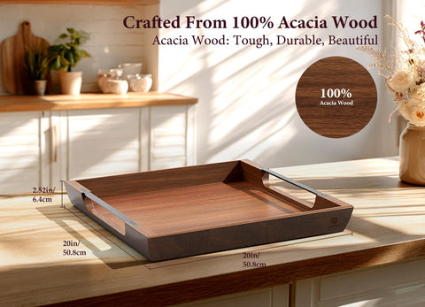 Dofira tray showcases charcuterie with stable, elegant presentation