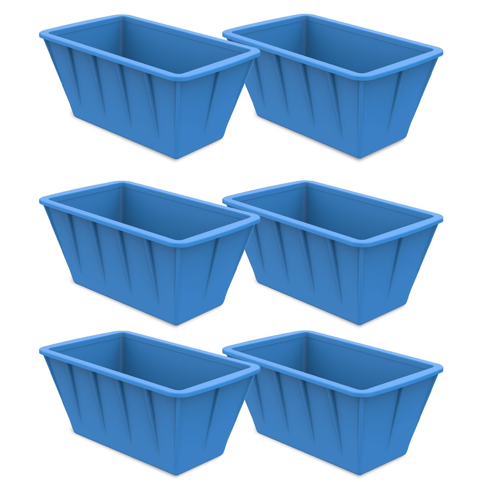 Dogity 6Pack ice block molds create large blocks for fast tub cooling