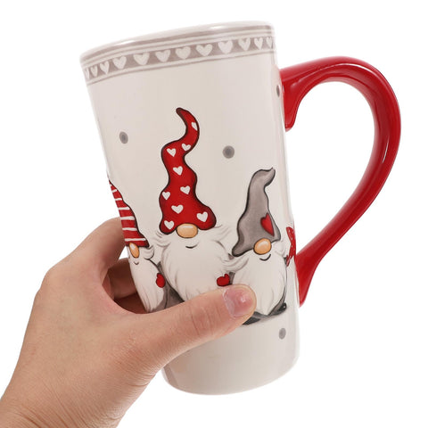 DOITOOL Christmas gnome mug pattern image highlights seasonal charm for holiday tables.
