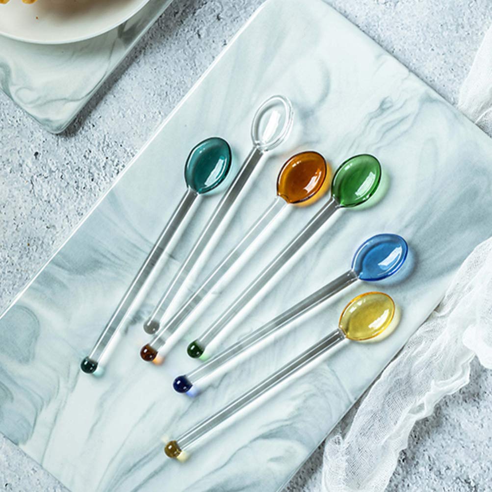 DOITOOL glass spoons ideal for bar, home, and cafe service.