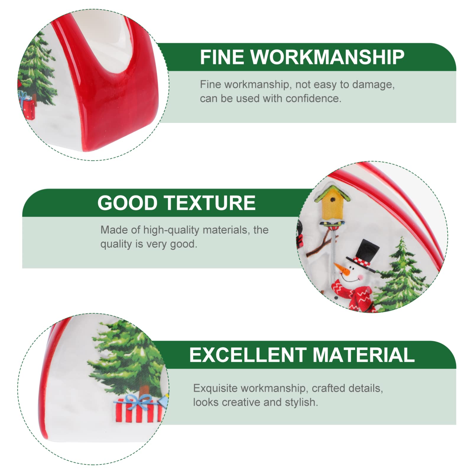 DOITOOL holiday napkin holder supports daily dining and special occasions