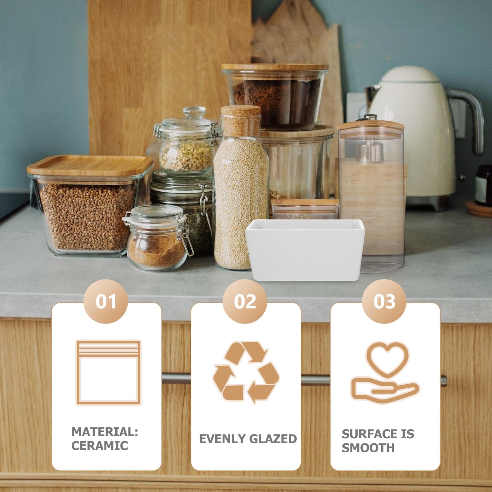 DOITOOL compact sugar holder set fits cups, plates, and napkins.