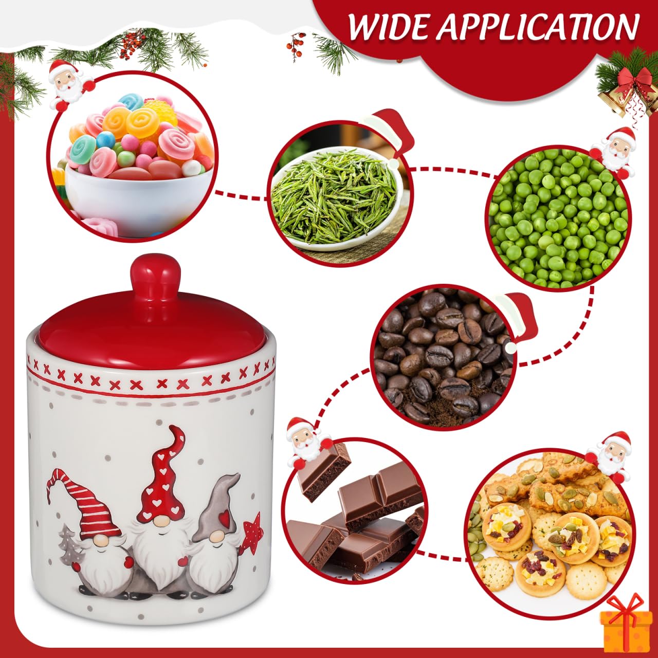 DOITOOL compact 14 cm jar fits neatly on shelves
