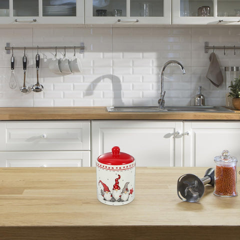 DOITOOL porcelain glossy finish adds kitchen decor appeal