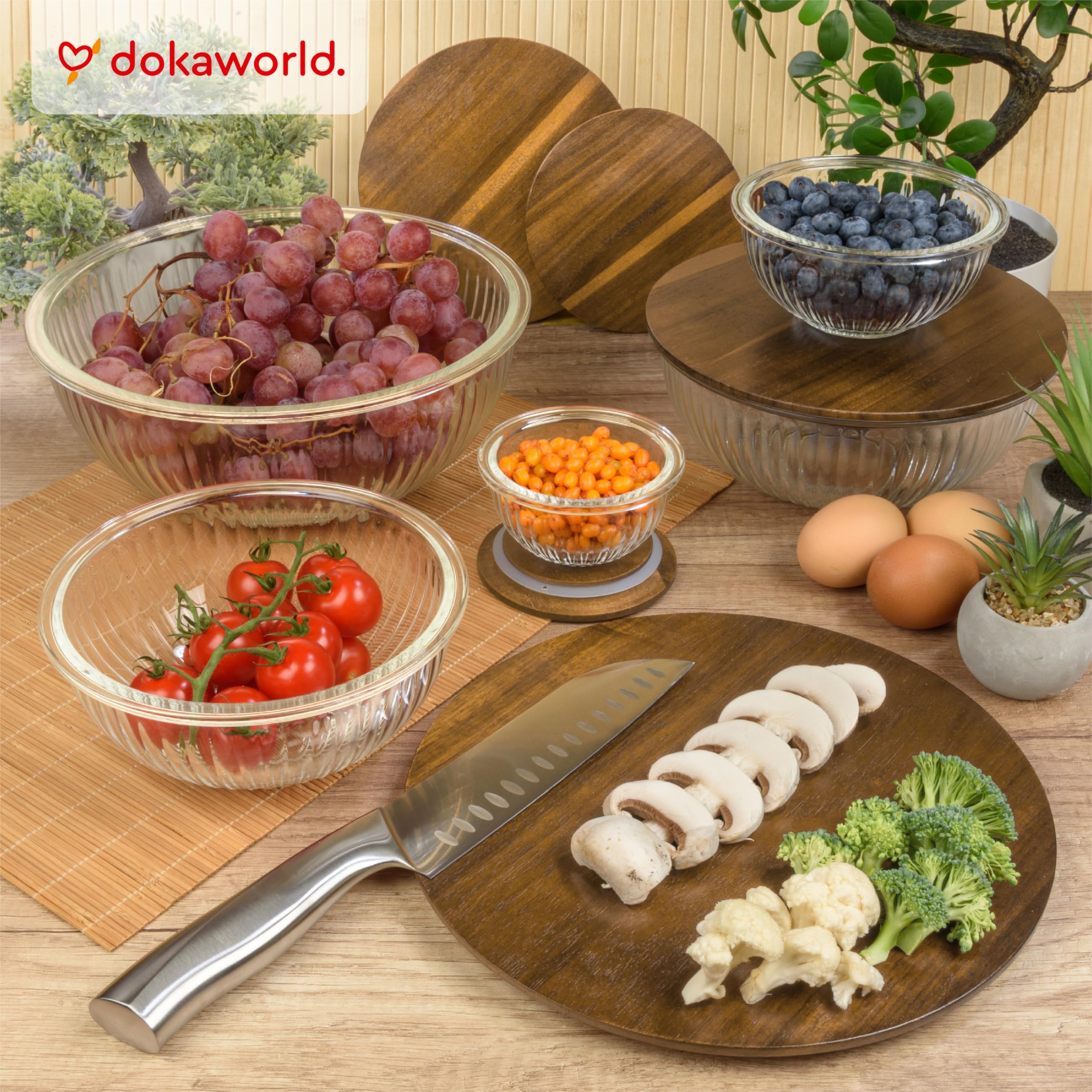 Dokaworld lids are hand wash only; not microwave or dishwasher safe.