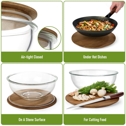 Dokaworld five-size nesting set covers small to large batches for versatile prep.