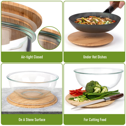 Dokaworld five sizes help prep, portion, and store ingredients.