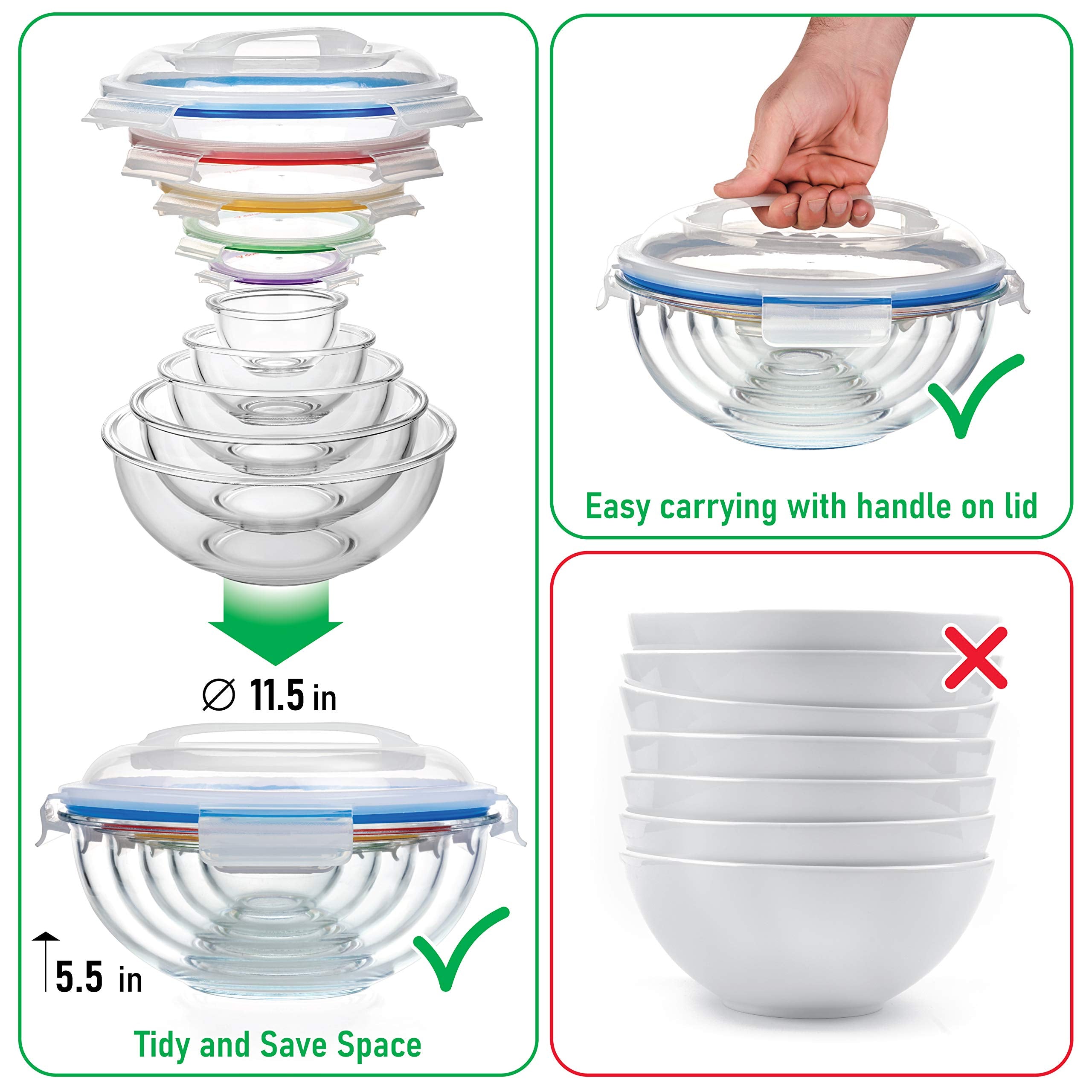 dokaworld easy-close lids help identify contents at a glance.