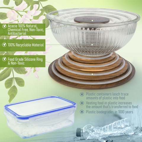 Dokaworld bowls help keep contents fresh and odors under control.