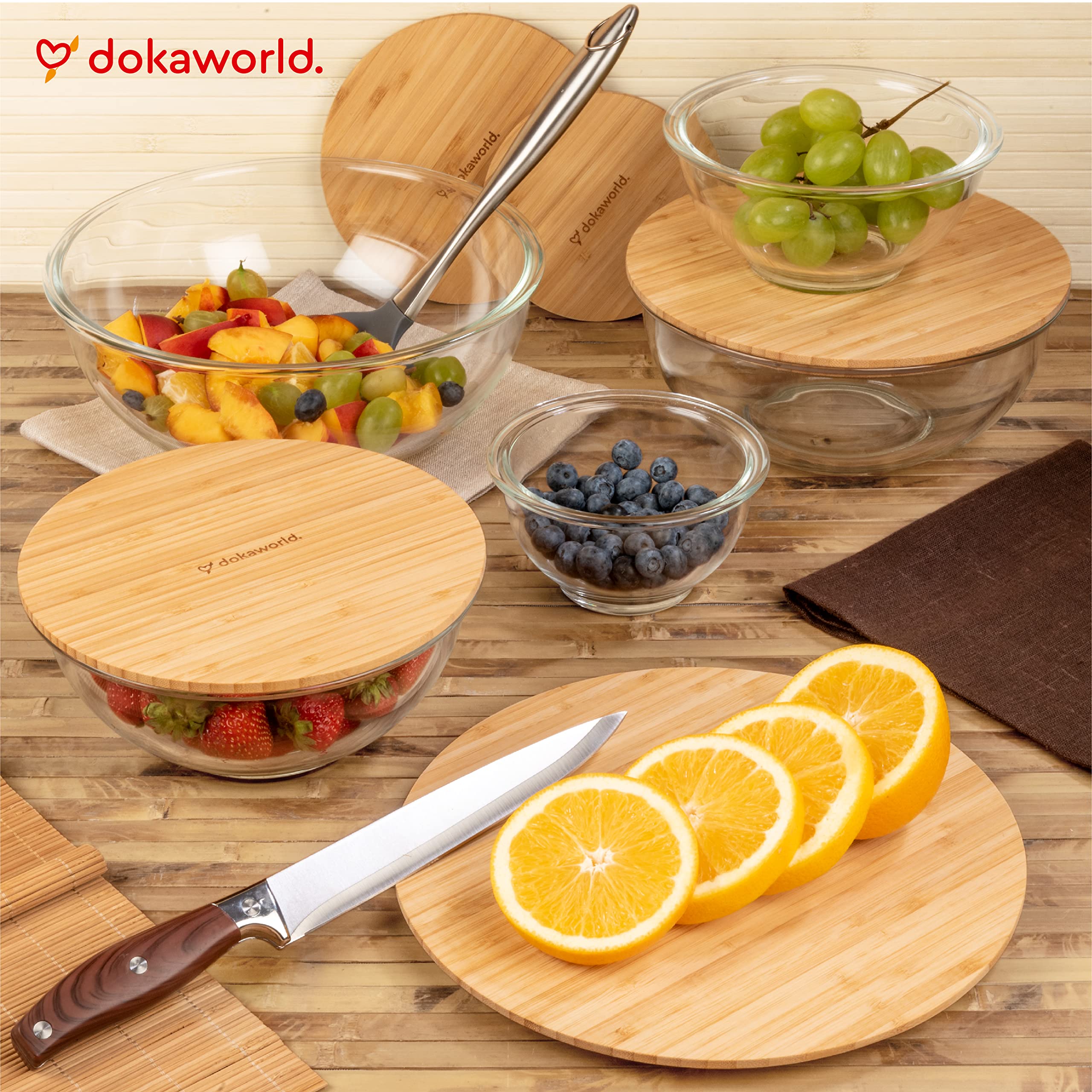 Dokaworld nesting design keeps cupboards tidy and accessible.
