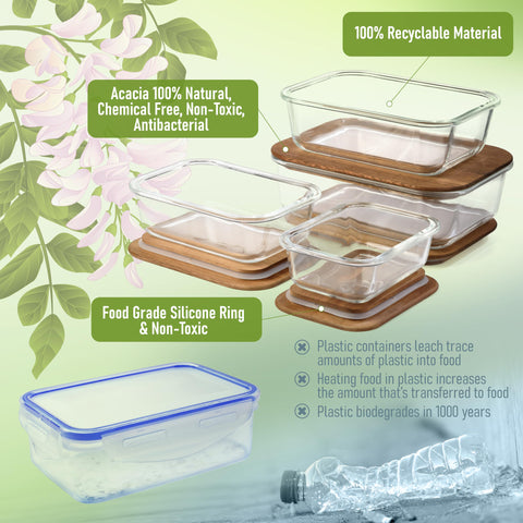 dokaworld see-through meal prep containers allow quick content checks.