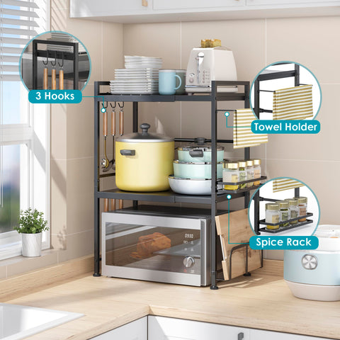 DOLALIKE carbon steel construction offers durable kitchen storage