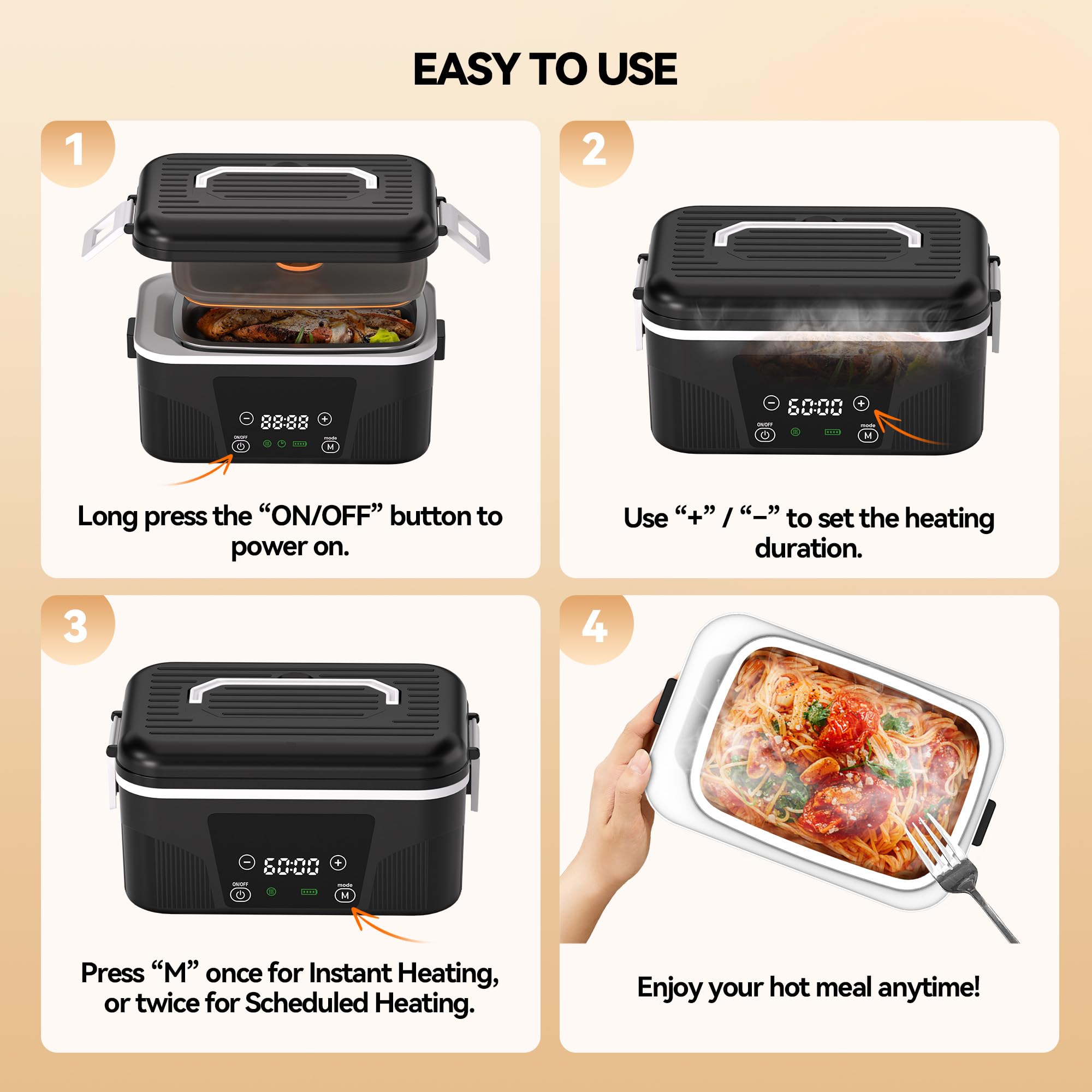 DOLOPL double-layer insulated bag keeps items organized and warm