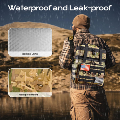 DOLOPL Lunch Box back pocket fits tablets or notebooks for quick access.
