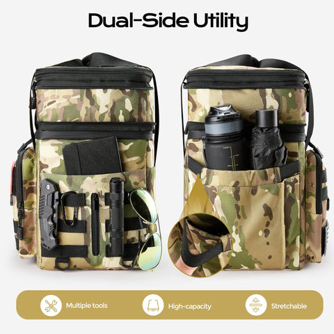 DOLOPL Lunch Box waterproof outer material protects items in rain or splash.
