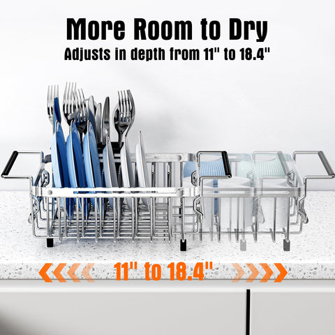 Dolreiik stainless steel construction resists rust for busy kitchens