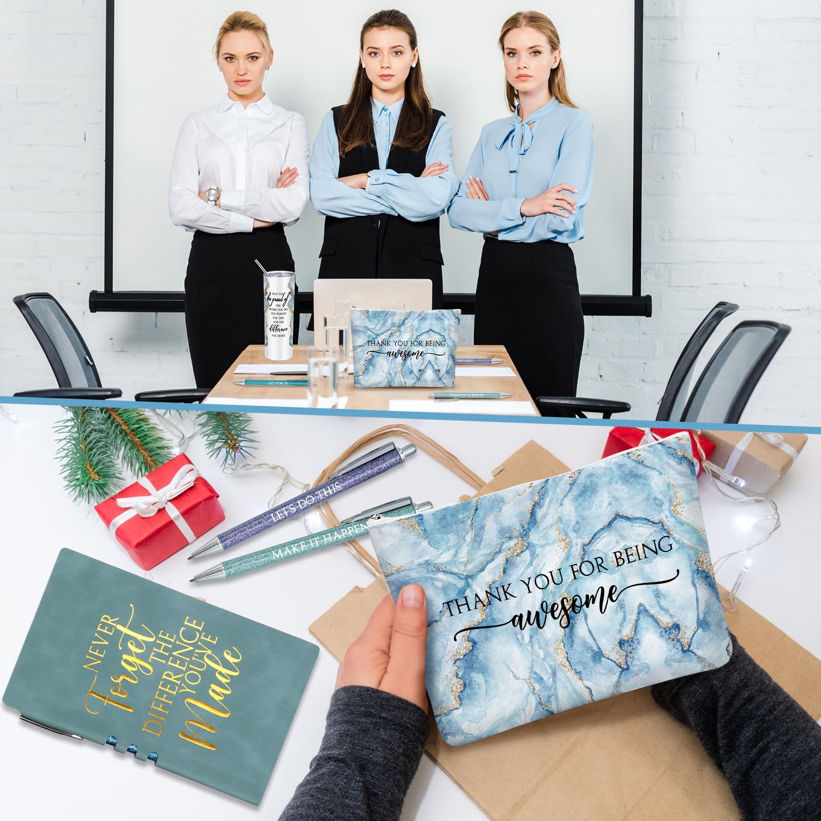 Domensi employee appreciation gift set packaging, ready-to-gift presentation.