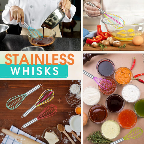 Domensi colorful whisk makes a charming party favor or DIY gift.